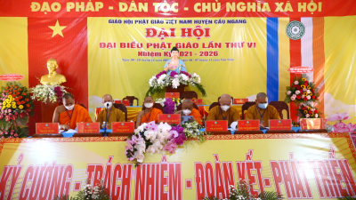Trà Vinh: BTS Phật giáo huyện Cầu Ngang tổ chức phiên họp trù bị Đại hội Đại biểu Phật giáo huyện lần thứ VI (2021 – 2026)