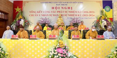 Thái Bình: Ban Trị sự PG bổ nhiệm, chuẩn y nhân sự BTS PG huyện Kiến Xương nhiệm kỳ 2021 – 2026