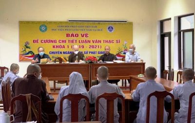 Học viện Phật giáo VN tại Huế: 34 học viên bảo vệ đề cương luận văn Thạc sĩ Phật học