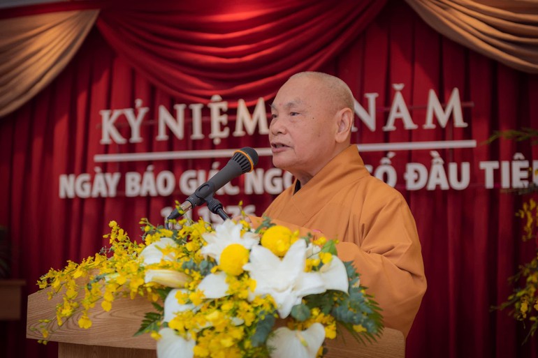 Diễn văn khai mạc Đại lễ kỷ niệm 40 năm thành lập Giáo hội Phật giáo VN