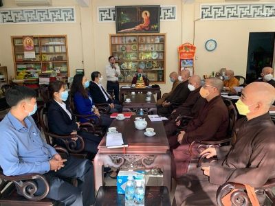 Thái Bình: Tổng kết công tác Phật sự và chuẩn y nhân sự Ban trị sự Phật giáo thành phố nhiệm kỳ 2021 – 2026