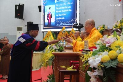 Học viện Phật giáo VN tại Huế: Tổ chức Lễ Cấp phát bằng tốt nghiệp Cử nhân khóa XI, thạc sĩ khóa I & II và Khai giảng năm học 2024-2025