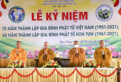 Kon Tum: Lễ kỷ niệm 70 năm Gia đình Phật tử Việt Nam và 60 năm thành lập Gia đình Phật tử tỉnh