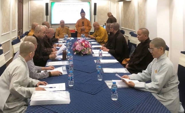 Hòa thượng Thích Thanh Quyết phát biểu