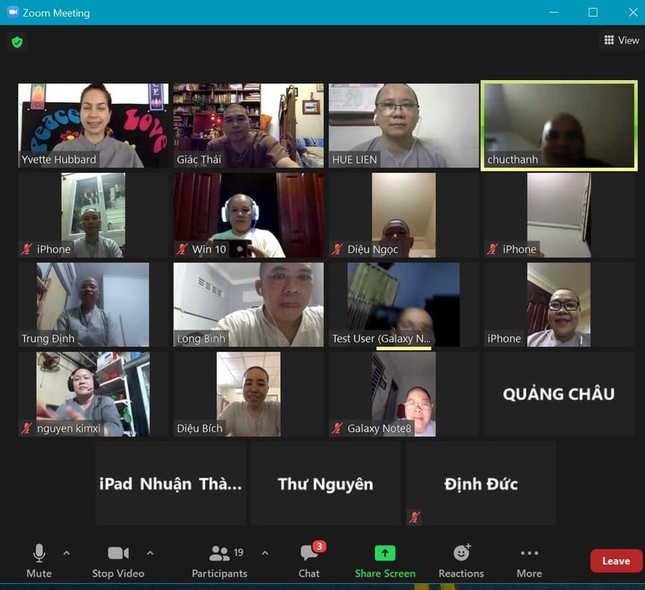 Nhiều Học viện Phật giáo dạy-học online