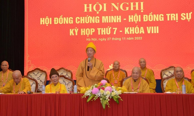 Hội nghị Hội đồng Chứng minh – Hội đồng Trị sự GHPGVN cuối khóa VIII