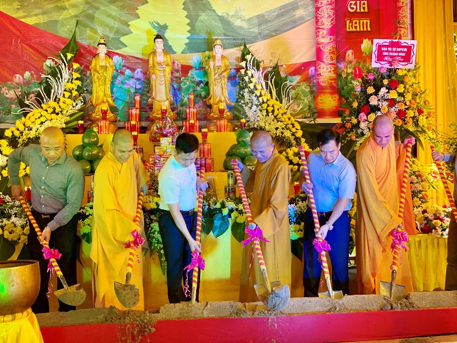 Quảng Ninh: Khởi công xây dựng ngôi Đại hùng bảo điện Chùa Linh Quang