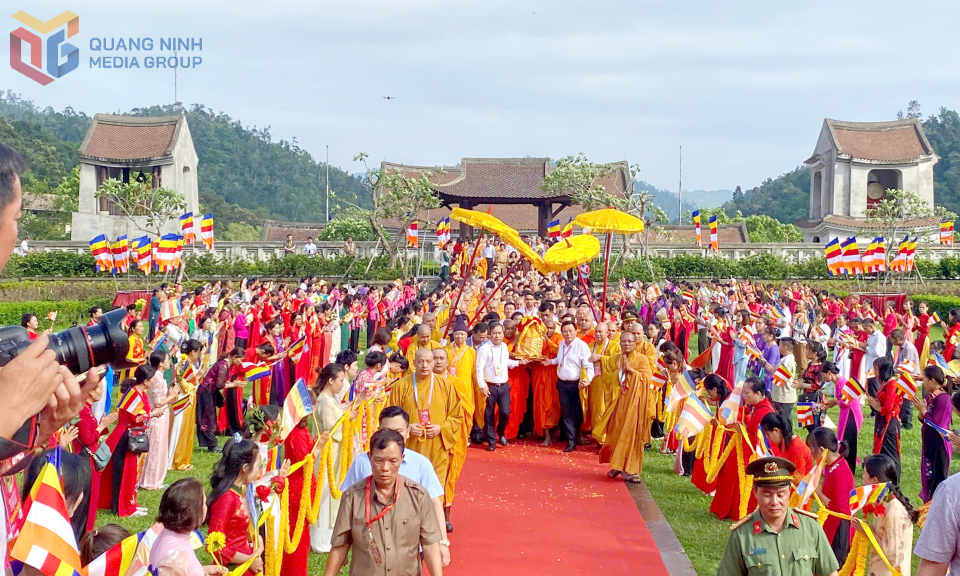 Lễ cung nghinh, an vị được tổ chức với nghi lễ trang trọng, linh thiêng bậc nhất từ trước đến nay. 