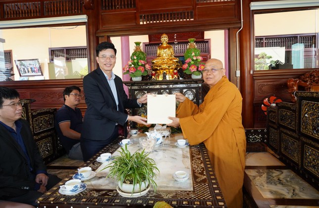 Kon Tum: Ban Tôn giáo Chính phủ thăm Ban Trị sự Phật giáo tỉnh