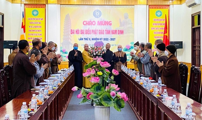 Nam Định: Ban Thường trực Ban Trị sự Phật giáo tỉnh họp, rà soát công tác tổ chức đại hội ảnh 1