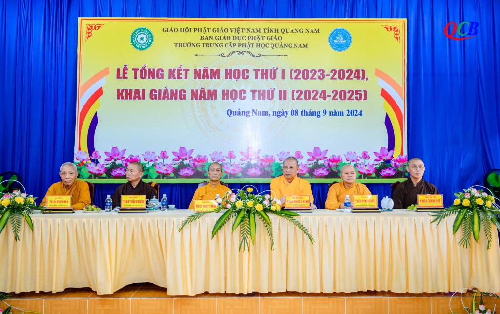 Trường Trung cấp Phật học Quảng Nam tổng kết và khai giảng năm học mới 2024 – 2025