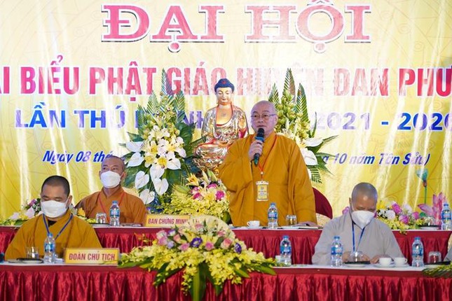 Hà Nội: Đại đức Thích Thái Minh làm Trưởng ban Trị sự GHPGVN huyện Đan Phượng (2021 – 2026)