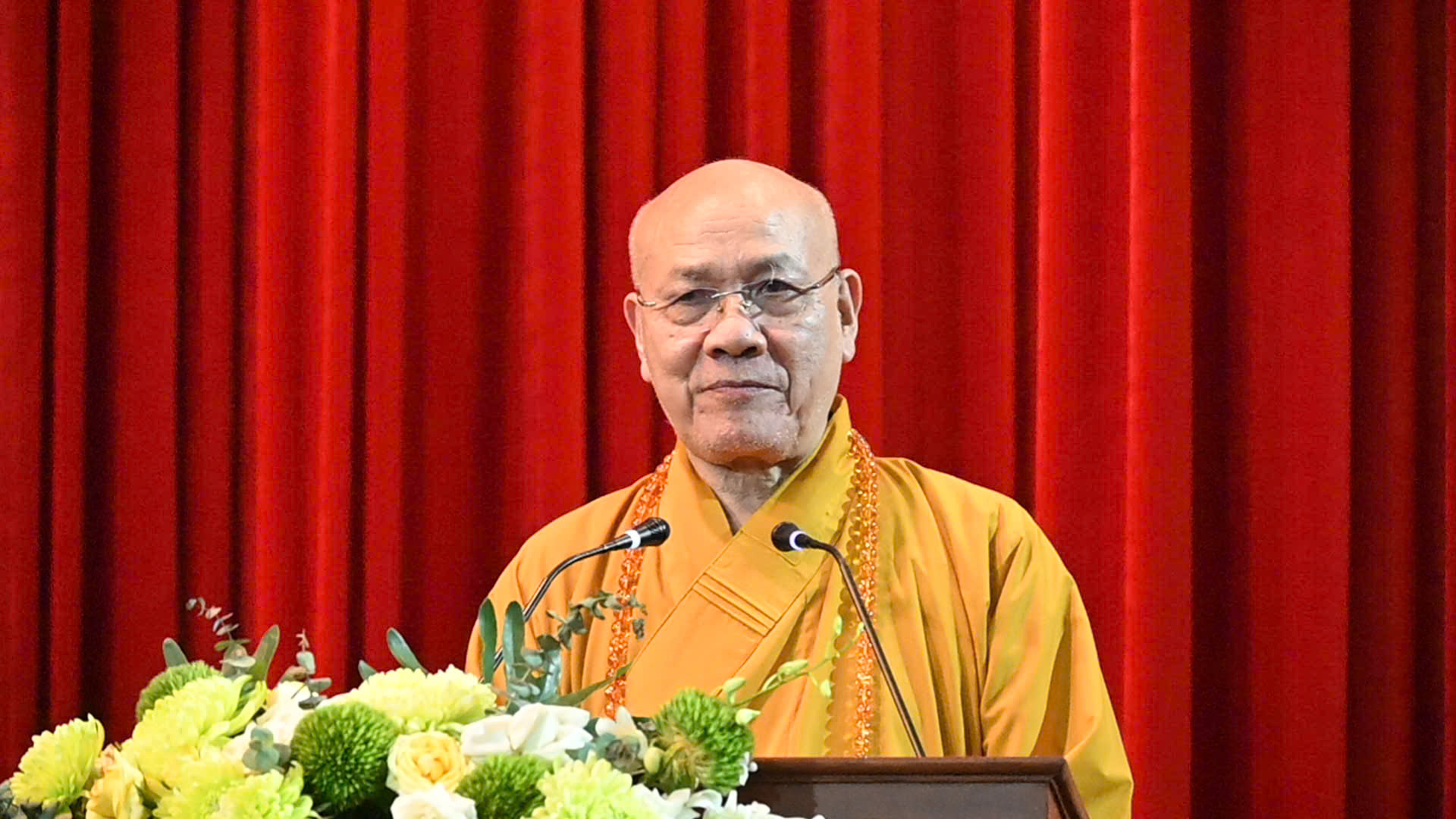 Hoà thượng Thích Quảng Tùng thăm và cúng dàng trường hạ Sóc Thiên Vương