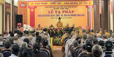 Hà Nam: Ban Trị sự tỉnh Tạ pháp An cư