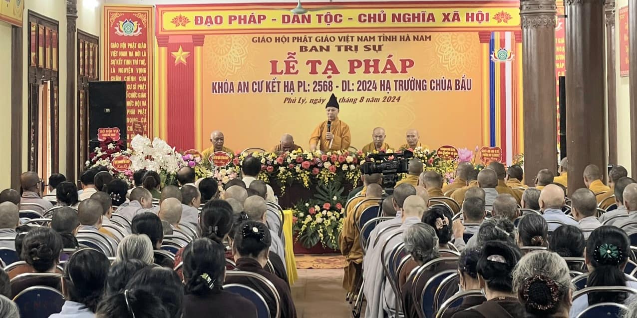 Hà Nam: Ban Trị sự tỉnh Tạ pháp An cư