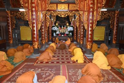 Hạ trường Sóc Thiên Vương tổ chức Lễ Tự tứ kết khóa an cư kiết hạ PL.2568 – DL.2024