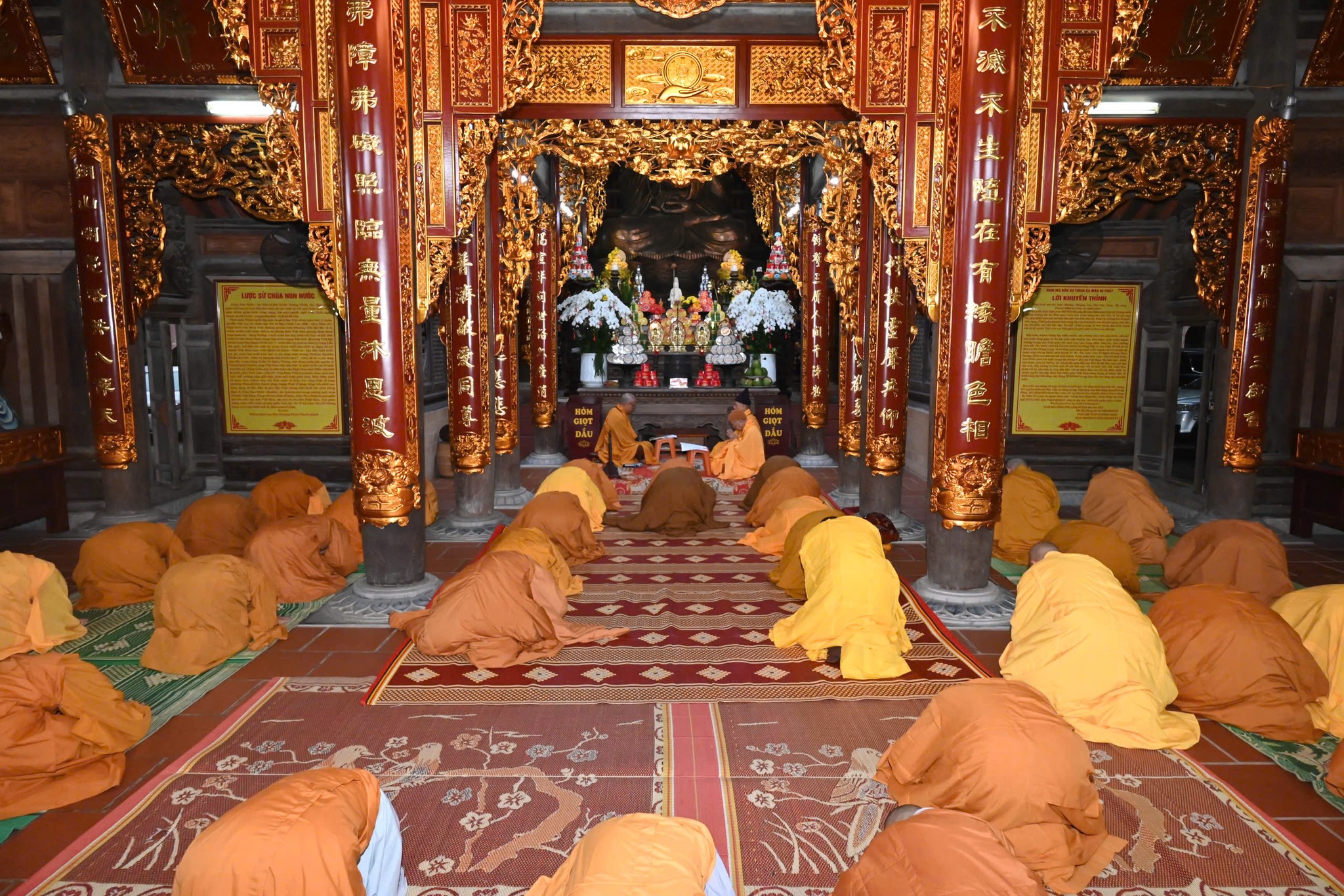 Hạ trường Sóc Thiên Vương tổ chức Lễ Tự tứ kết khóa an cư kiết hạ PL.2568 – DL.2024