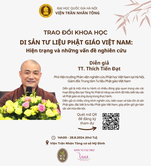 Trao đổi khoa học “Di sản tư liệu Phật giáo Việt Nam: Hiện trạng và các vấn đề nghiên cứu”