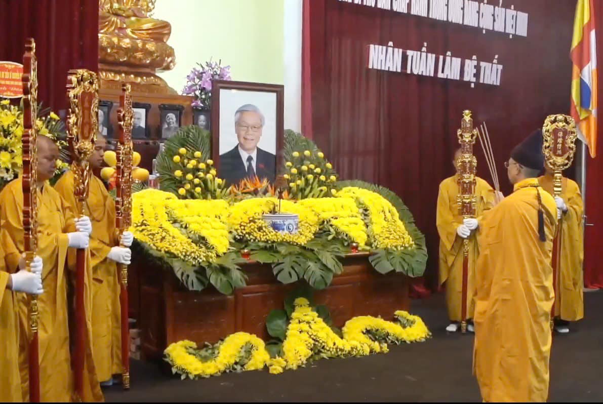 Lễ Tưởng niệm Cố Tổng Bí Thư Nguyễn Phú Trọng nhân tuần lâm đệ thất
