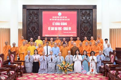 Học viện PGVN tại Hà Nội: Khai giảng hệ Sau Đại học khóa VII