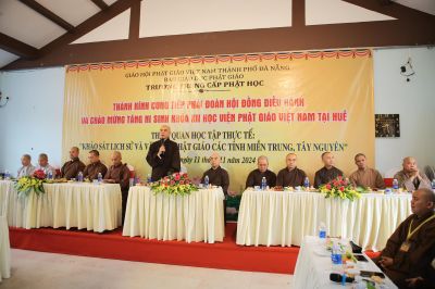 Học viện PGVN tại Huế: Thăm và Giao lưu tại Trường Trung cấp Phật học Thành phố Đà Nẵng