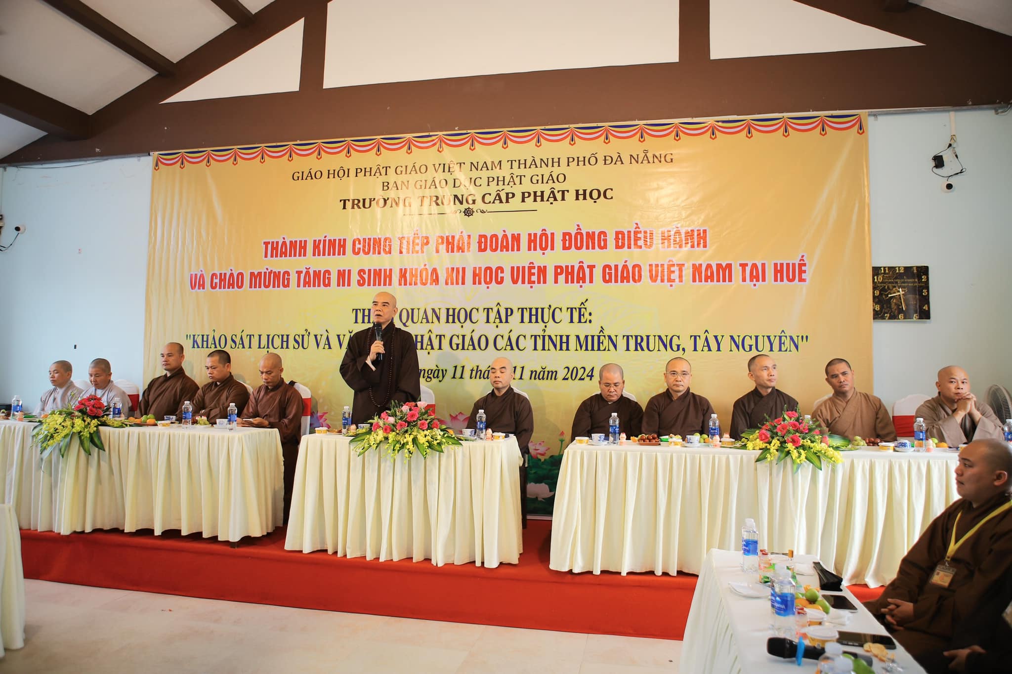 Học viện PGVN tại Huế: Thăm và Giao lưu tại Trường Trung cấp Phật học Thành phố Đà Nẵng