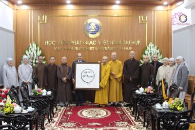 Đại sứ Ấn Độ tại Việt Nam thăm Học viện PGVN tại Huế