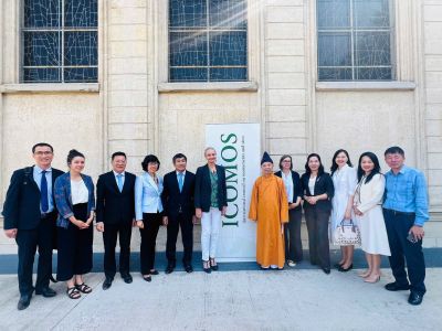 Pháp: Hòa thượng Thích Thanh Quyết phát biểu tại ICOMOS