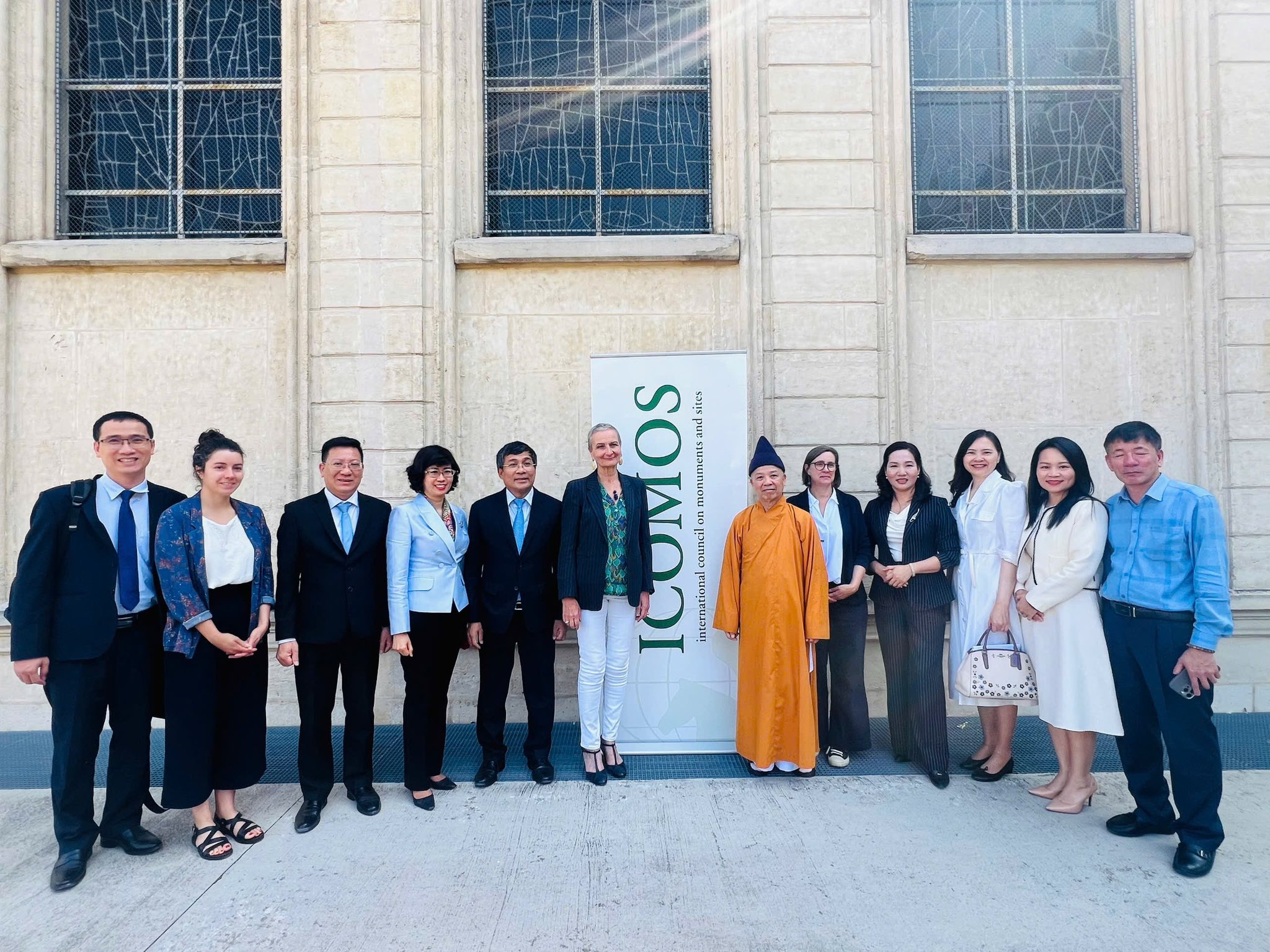 Pháp: Hòa thượng Thích Thanh Quyết phát biểu tại ICOMOS