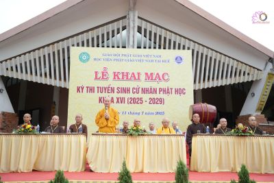 Học viện PGVN tại Huế tổ chức thi tuyển sinh Cử nhân Phật học Khóa XVI (2025-2029)