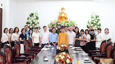 Học viện PGVN tại Hà Nội và Viện Dân tộc học và Tôn giáo trao đổi công tác đào tạo và nghiên cứu khoa học