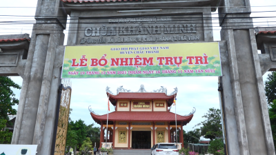 Trà Vinh: ĐĐ. Thích Huệ Định làm trụ trì chùa Khánh Minh