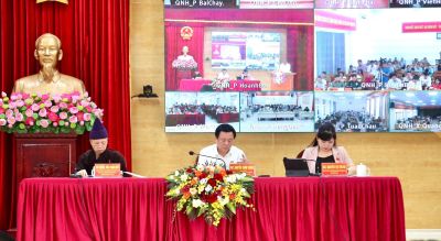 Quảng Ninh: Hòa thượng Thích Thanh Quyết tiếp xúc cử tri tại xã Hoàng Bồ và xã Quảng Yên