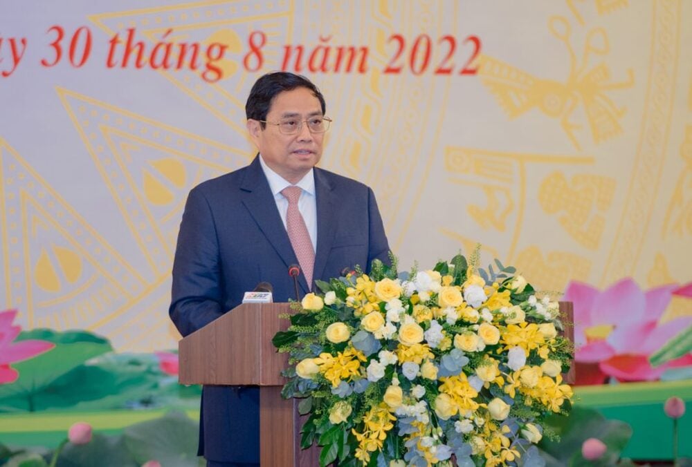 Thủ tướng Chính phủ Phạm Minh Chính phát biểu tại Hội nghị