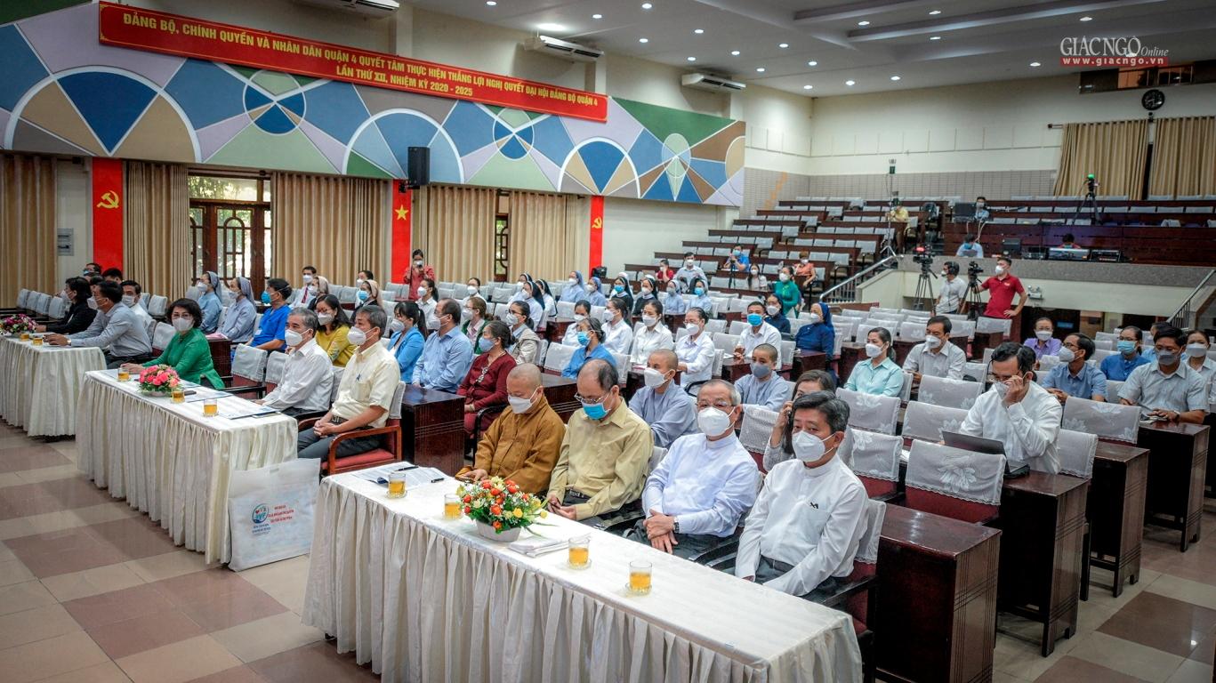 TP.HCM tri ân các tôn giáo, cơ sở tôn giáo vận động tình nguyện viên hỗ trợ bệnh nhân Covid-19