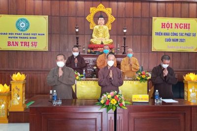 Quảng Nam: Ban Trị sự Phật giáo huyện Thăng Bình nhiệm kỳ mới họp phiên đầu tiên