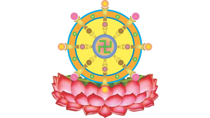Ý nghĩa hình tượng bánh xe lăn trong Phật giáo