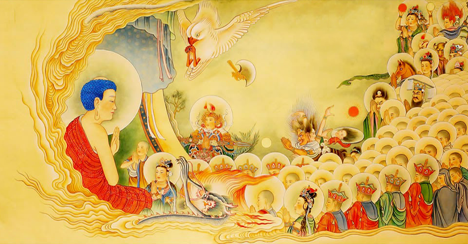 Khi được sinh vào cõi Cực Lạc, vọng nghiệp được tịnh hóa như thế nào?