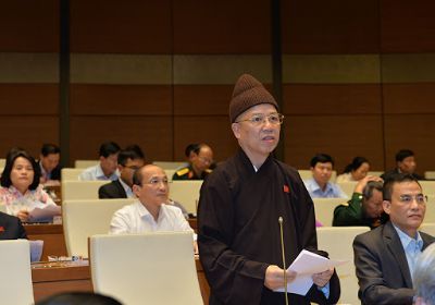 ĐBQH, HT. Thích Thanh Quyết: Lòng dân thắng dịch