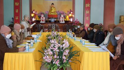 Thái Bình: Phân ban Ni giới tỉnh tổng kết Phật sự năm 2021