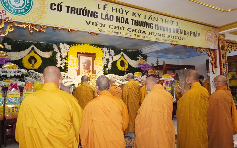 Lễ húy kỵ lần thứ nhất Trưởng lão Hòa thượng Thích Hiển Pháp, Phó Pháp chủ GHPGVN
