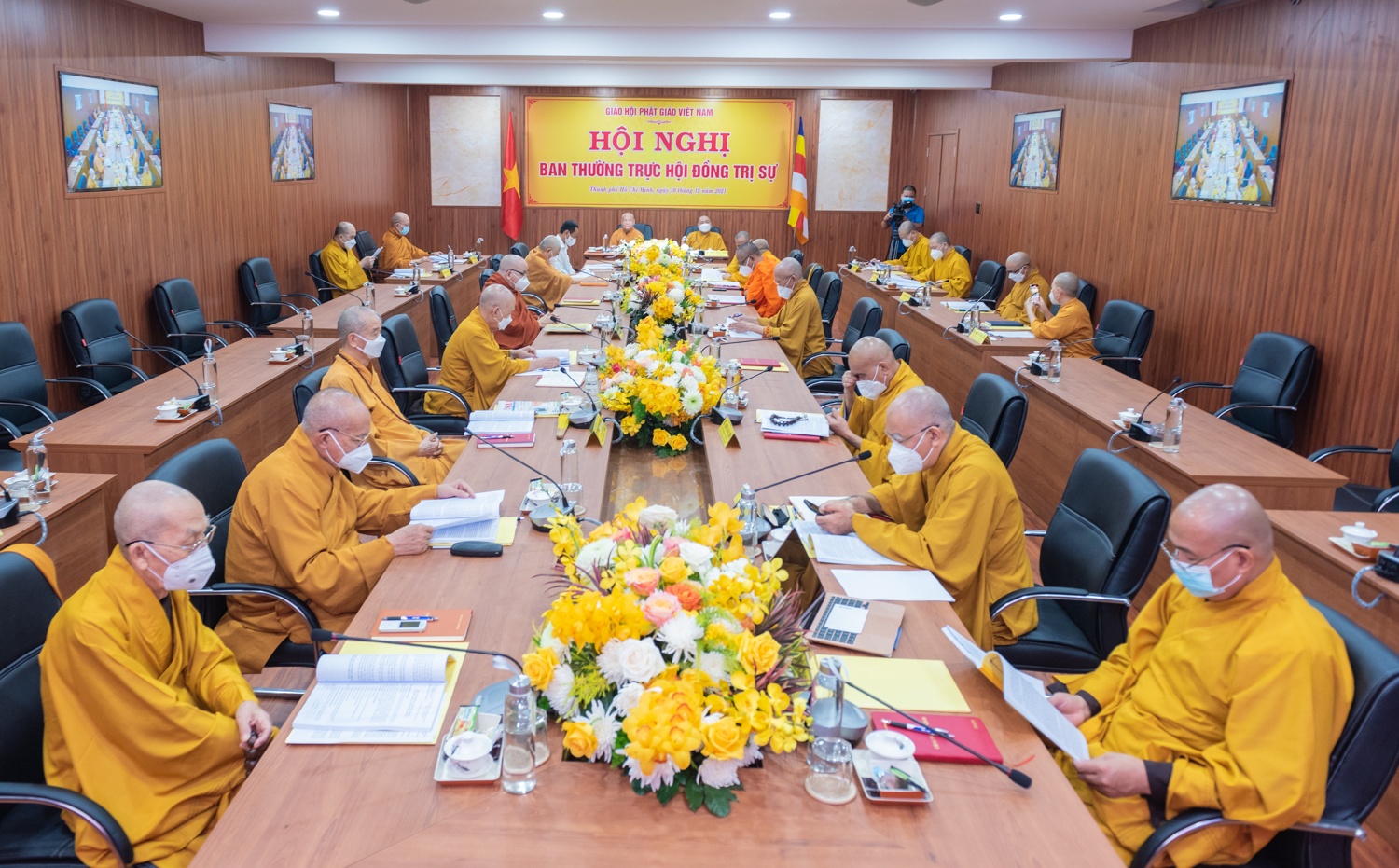 Ban Thường trực Hội đồng Trị sự Trung ương Giáo hội Phật giáo họp cuối năm 2021