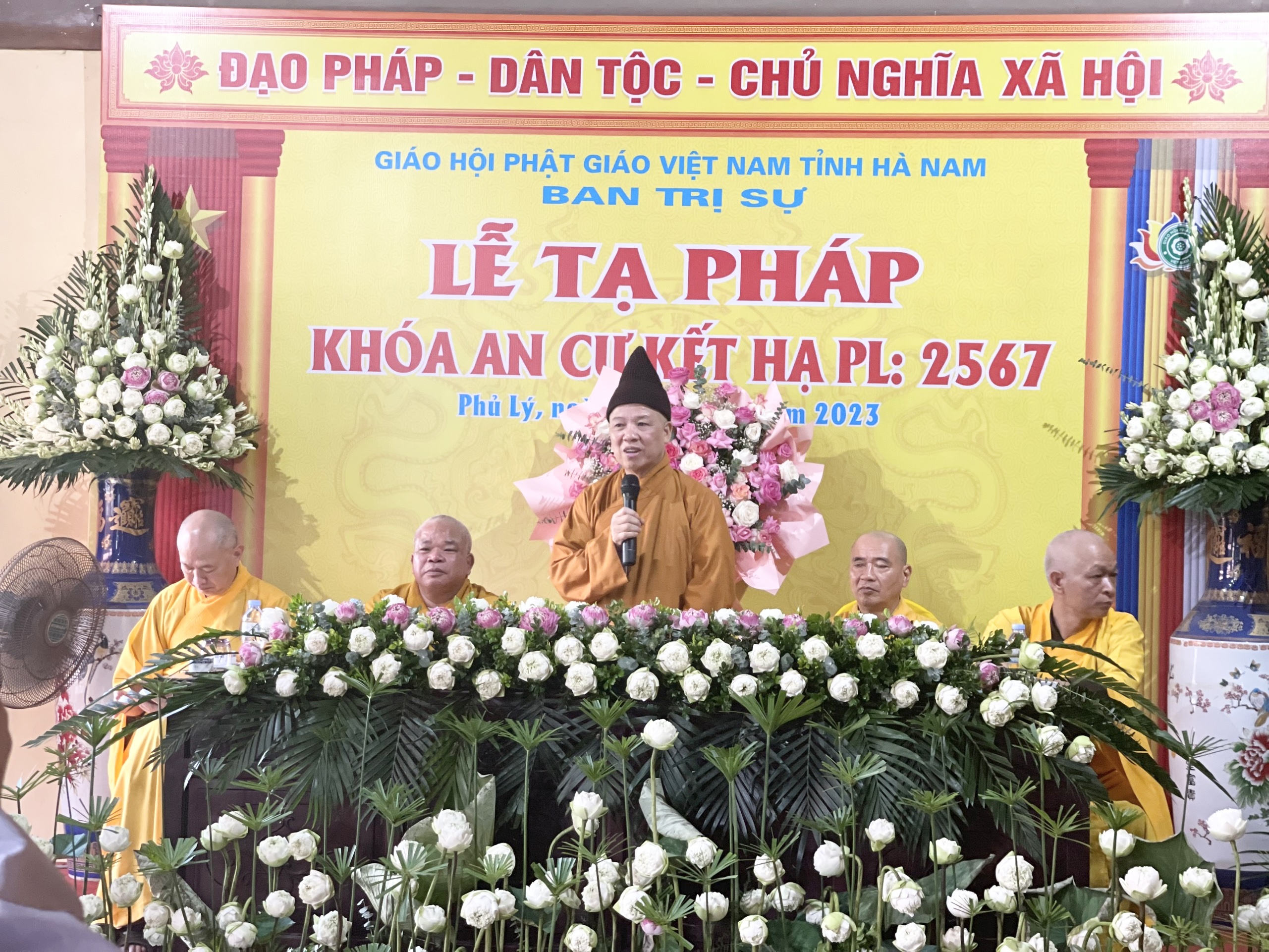 Hà Nam: Trang nghiêm lễ tạ pháp tại Hạ trường chùa Bầu