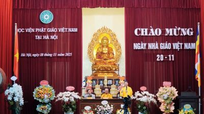 Học viện PGVN tại Hà Nội kỷ niệm 43 năm ngày Nhà giáo Việt Nam 20-11