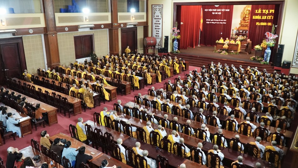 Trường hạ Học viện Phật giáo VN tại Hà Nội  tạ pháp khóa An cư kết hạ