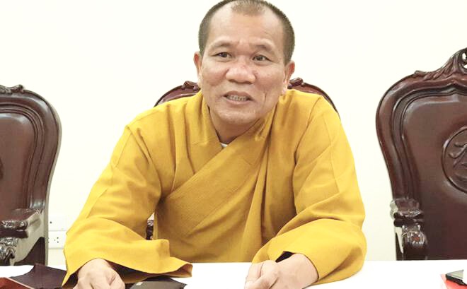 Thượng toạ Thích Đạo Hiển, Phó Trưởng Ban Trị sự kiêm Chánh Thư ký PGVN tỉnh Quảng Ninh.