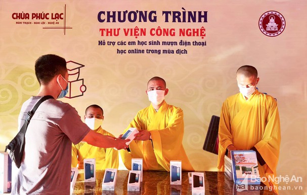 Nghệ An: Các chùa trong tỉnh hỗ trợ học sinh có hoàn cảnh khó khăn