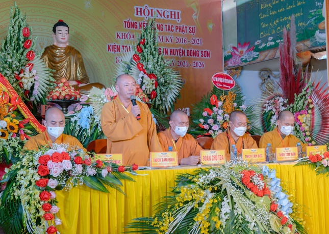 Thanh Hóa: Kiện toàn nhân sự Ban Trị sự GHPGVN huyện Đông Sơn (2021-2026) ảnh 5