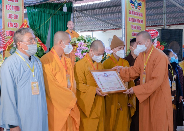 Thanh Hóa: Kiện toàn nhân sự Ban Trị sự GHPGVN huyện Đông Sơn (2021-2026) ảnh 3