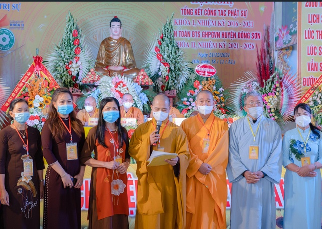 Thanh Hóa: Kiện toàn nhân sự Ban Trị sự GHPGVN huyện Đông Sơn (2021-2026) ảnh 4